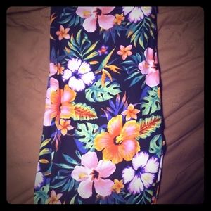 Floral leggings